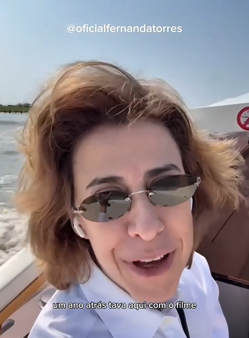 Fernanda Torres celebra posto de jurada no Festival de Veneza e brinca: “Ainda estou aqui”