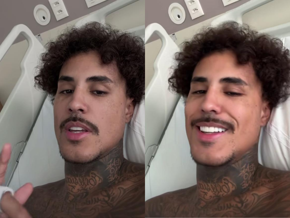 Livinho atualiza estado de saúde após ter pulmão perfurado em acidente: “Voltei ao corre”