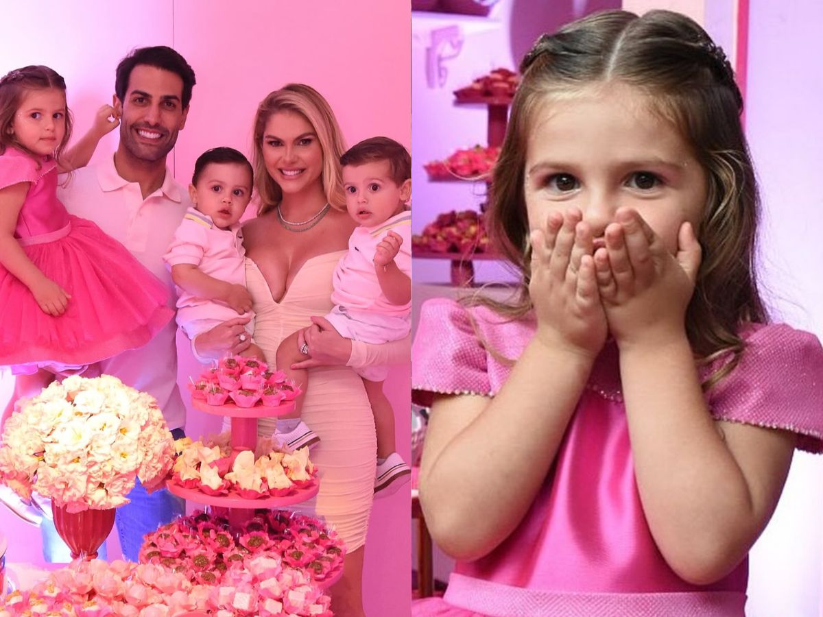 Bárbara Evans mostra momento em que filha de 4 anos sofre acidente doméstico
