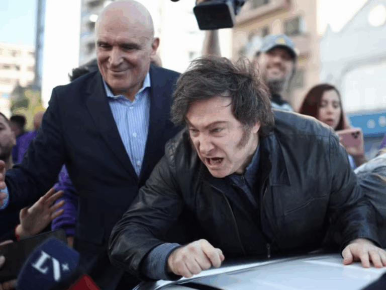 milei-foge-de-ataque-em-caravana-e-fala-sobre-o-caso-nas-redes-sociais
