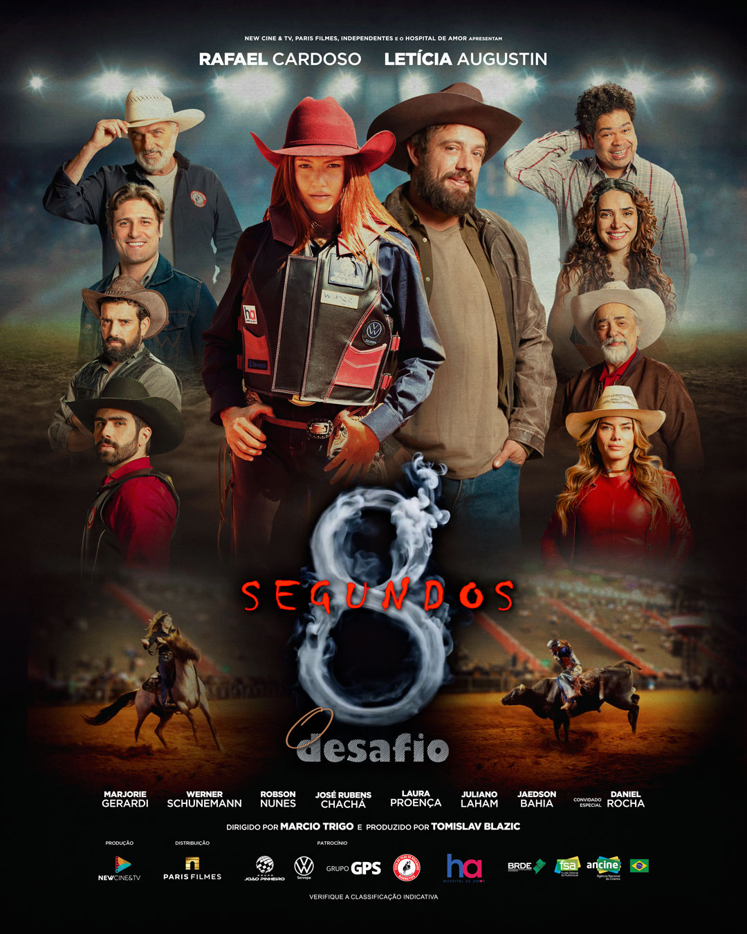 “8 Segundos – O Desafio” reúne elenco e convidados para pré-estreia exclusiva