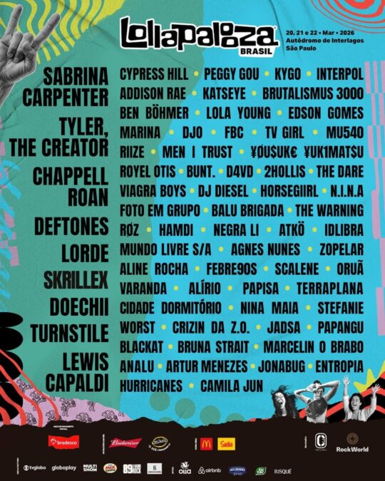 Oruã? Banda chama atenção no Lollapalooza após confusão com nome de rapper