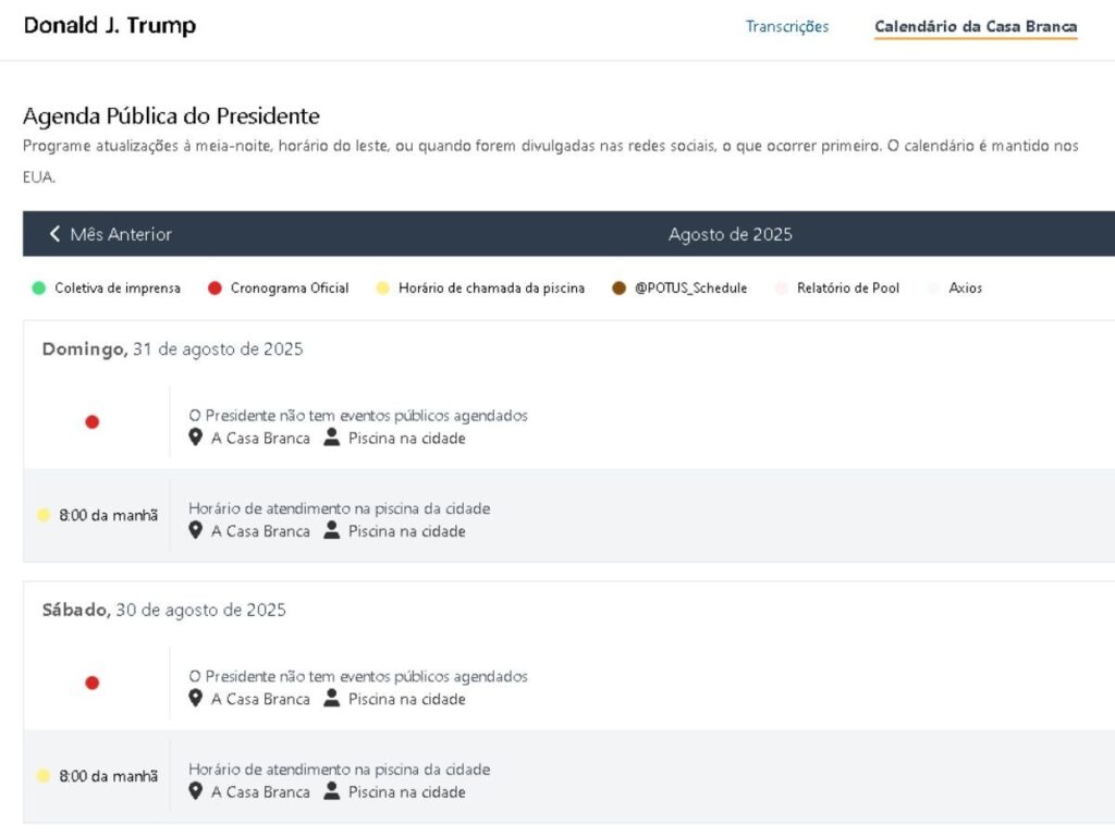 casa-branca-cancela-agenda-de-trump;-rumores-sobre-morte-do-presidente-dos-eua-dominam-web