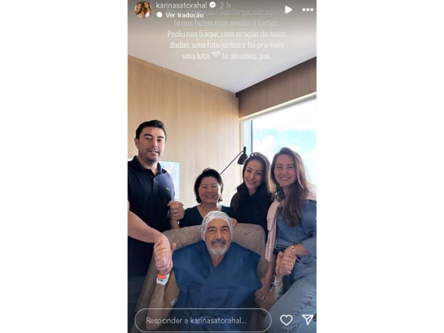 Irmã de Sabrina Sato conta que o pai pediu a presença de toda a família antes de cirurgia