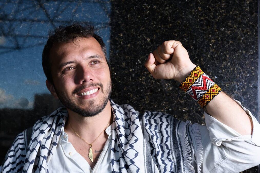 Ativista brasiliense Thiago Ávila e Greta embarcam de novo para Gaza