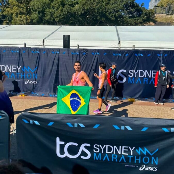 Orgulho nacional! Nicolas Prattes é o brasileiro mais bem colocado na maratona de Sydney