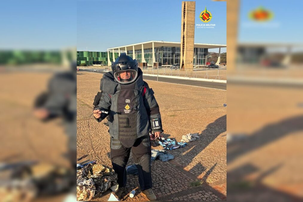 Militar preso por ameaça de bomba não pode ir à Praça dos Três Poderes