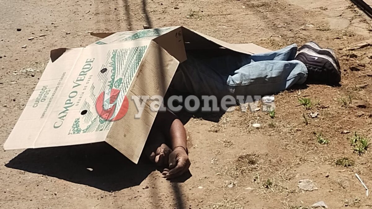 Homem aparentando ser morador em situação de rua, é encontrado morto no bairro 06 de Agosto em Rio Branco