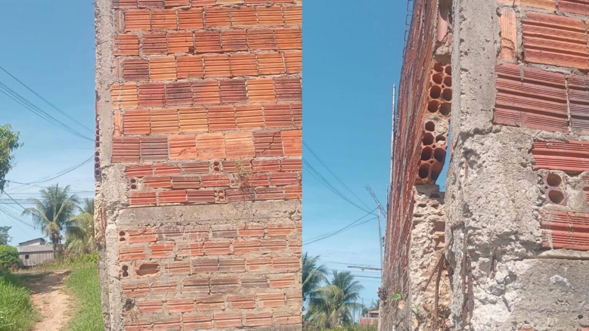VÍDEO: Muro alto no Bairro Bom Sucesso preocupa moradores por risco de desabamento