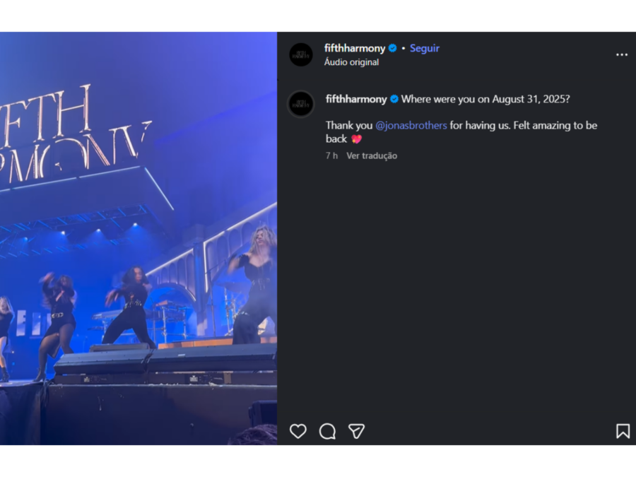 Fifth Harmony sobe ao palco pela primeira vez após 7 anos de pausa: “Foi incrível”