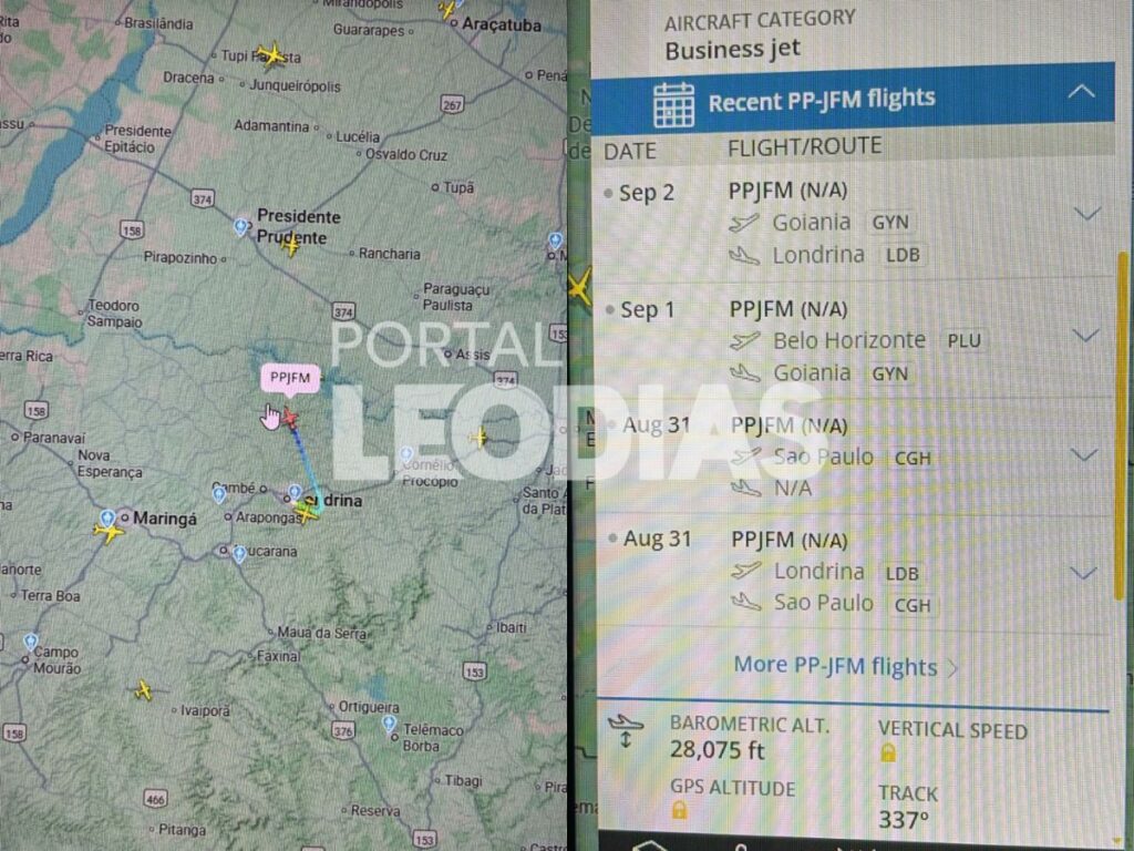 em-meio-a-rumores-de-affair-com-ana-castela,-jatinho-de-ze-felipe-vai-a-londrina-2-vezes-em-3-dias