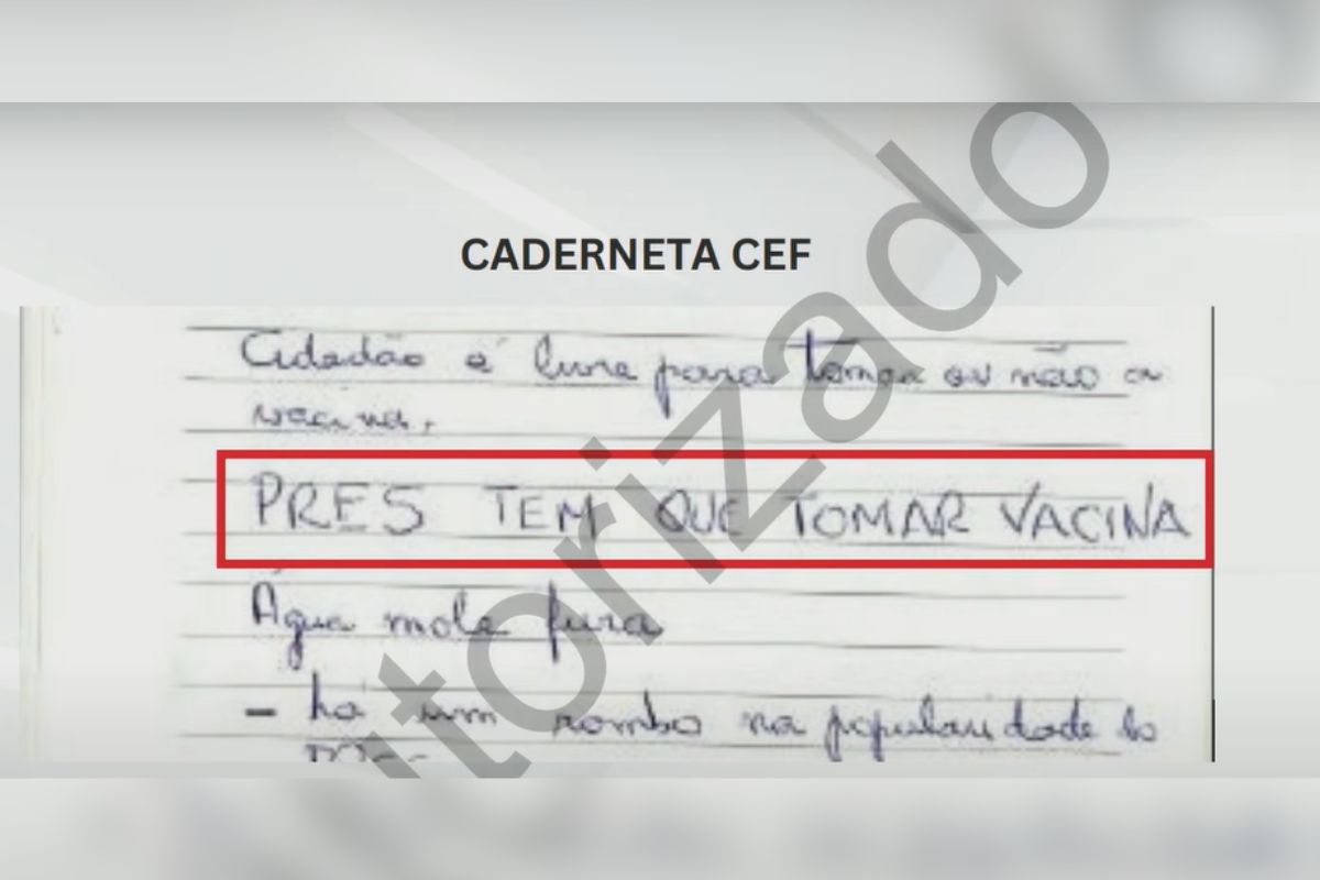 Defesa mostra ao STF anotação de Heleno sobre vacinação de Bolsonaro