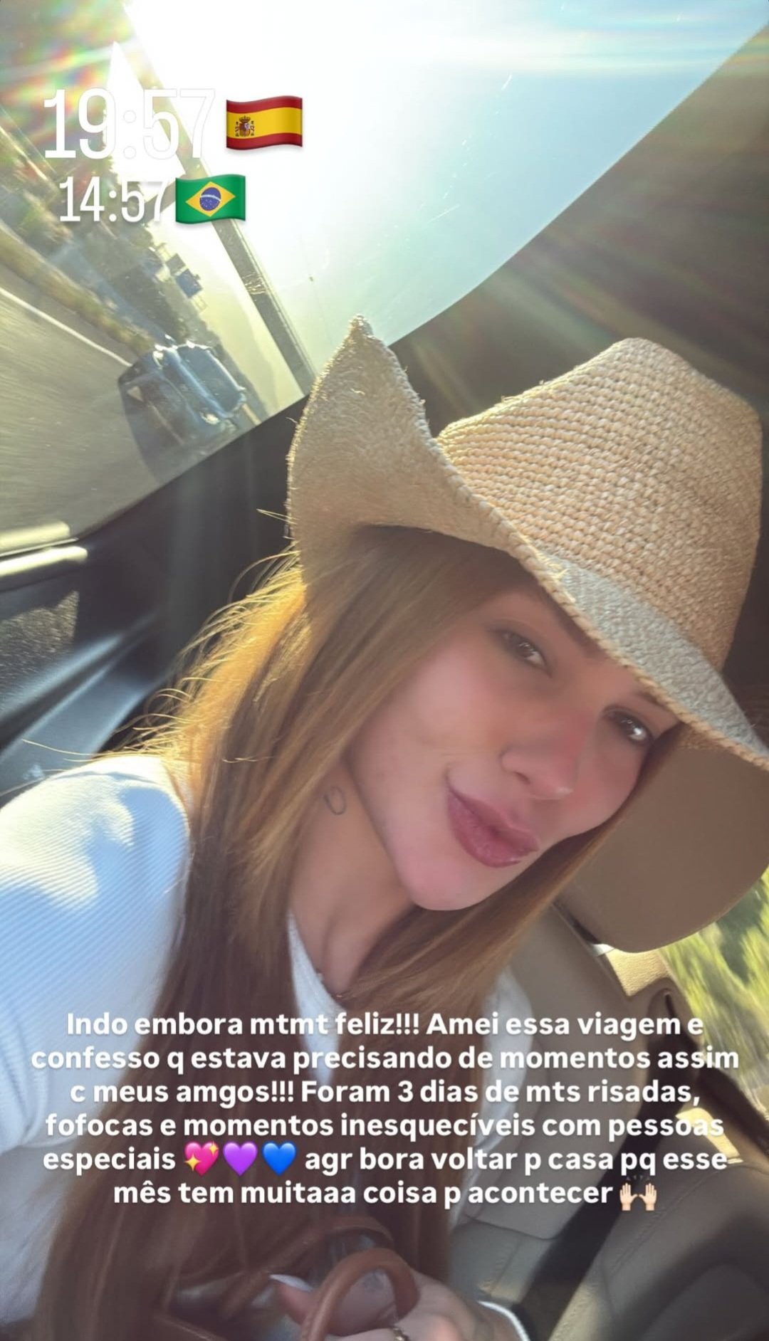Após flagra com Vini Jr., Virginia se despede de Madrid: “Momentos inesquecíveis”