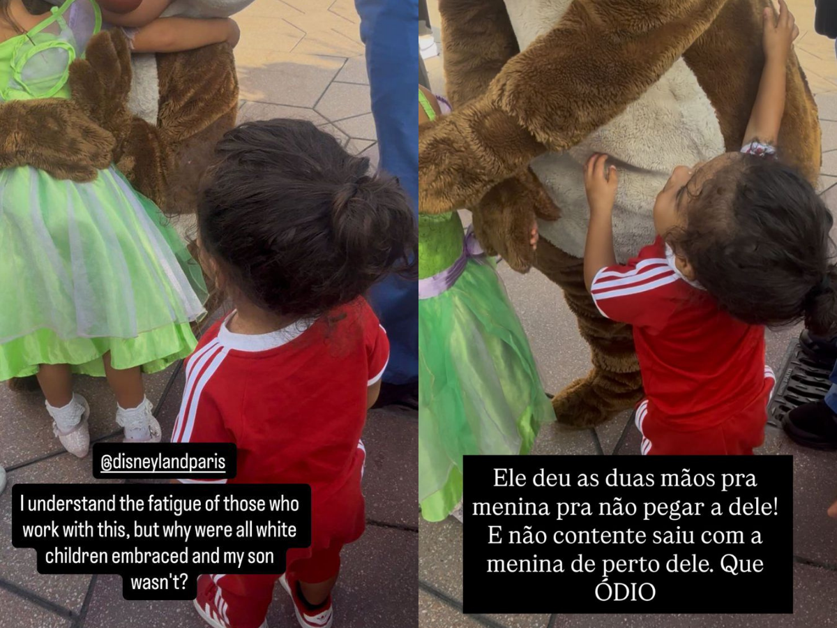 Raphinha, da Seleção, afirma que filho foi ignorado na Disney Paris e aponta racismo