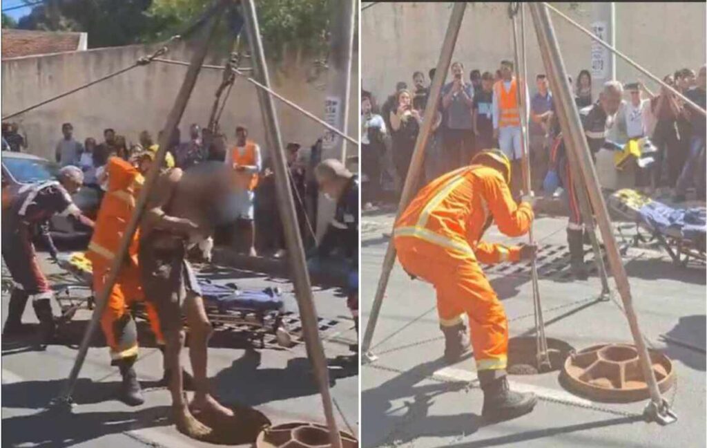 video:-homem-com-tornozeleira-passa-a-madrugada-dentro-de-bueiro-em-bh