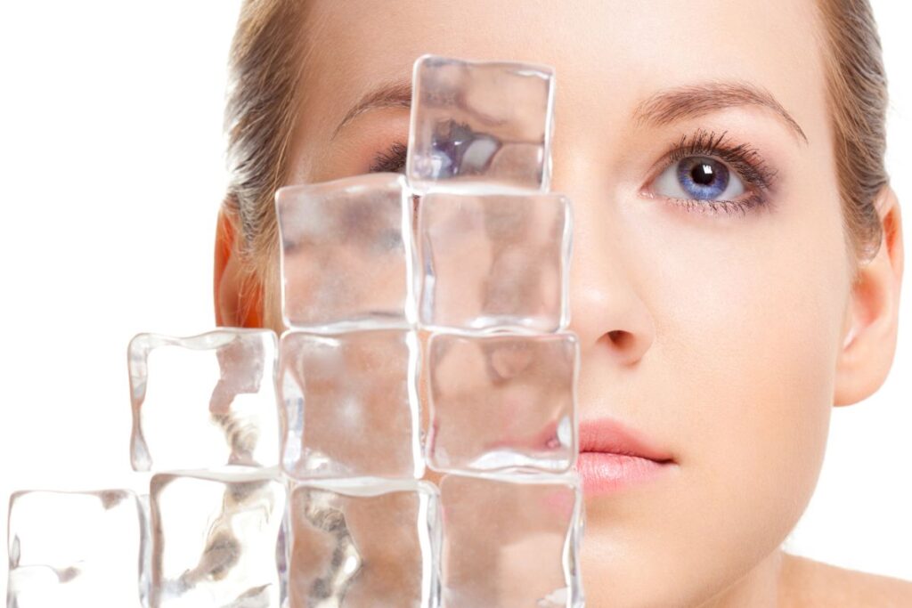 riscos-a-pele:-dermatologista-revela-quem-nao-deve-usar-gelo-no-skincare