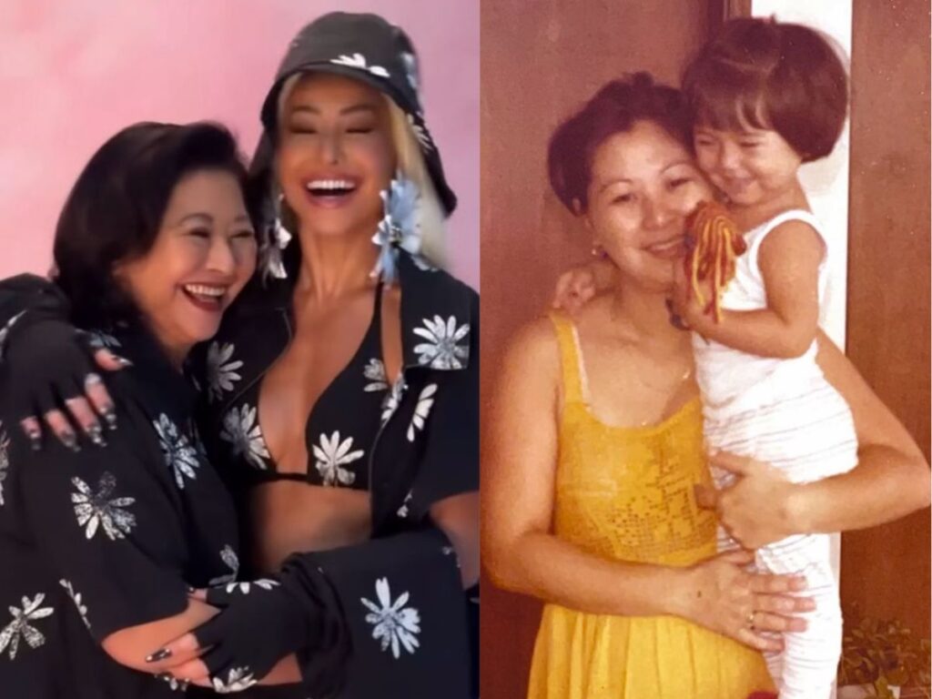 sabrina-sato-homenageia-mae,-kika,-com-registros-de-familia-e-infancia