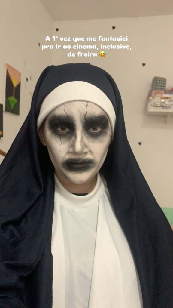 “invocacao-do-mal”:-maquiadora-fantasiada-de-freira-assustadora-e-barrada-em-shopping-de-teresina