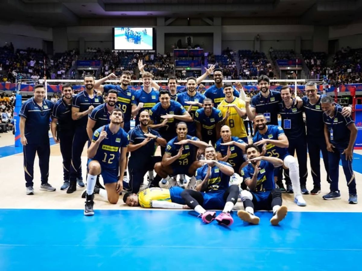 Seleção Brasileira masculina de Vôlei se prepara para estreia do Mundial contra China