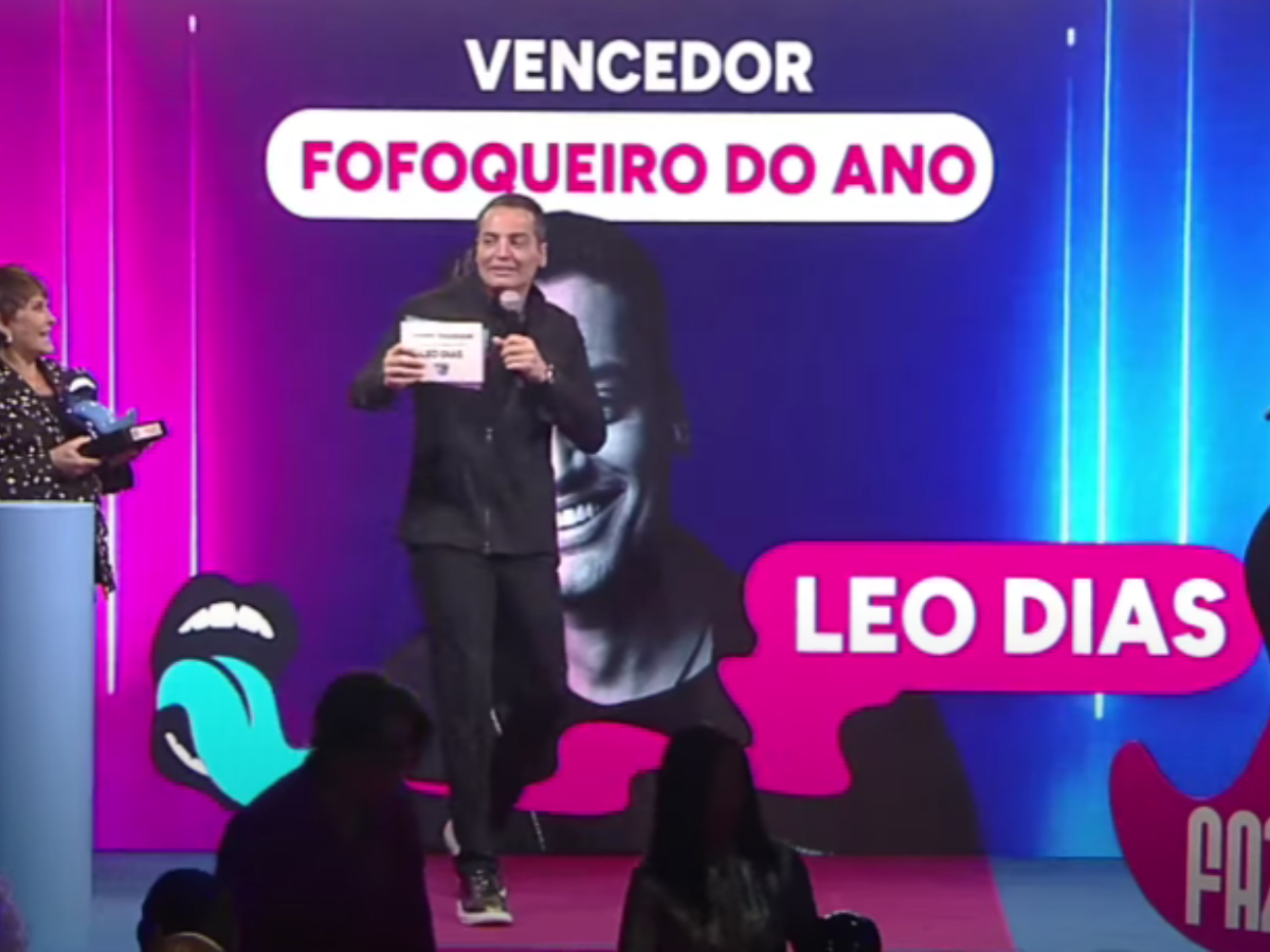 Fofoqueiro do Ano! Leo Dias conquista principal prêmio do “Fofoca Awards”