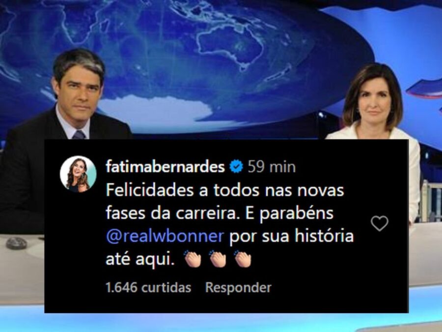 Ex-âncora do “Jornal Nacional”, Fátima Bernardes diz não ter conselho para Tralli
