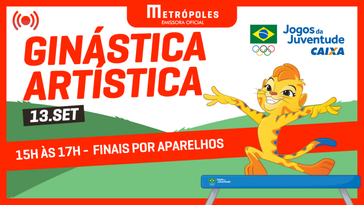 Jogos da Juventude 2025: acompanhe Ginástica Artística ao vivo
