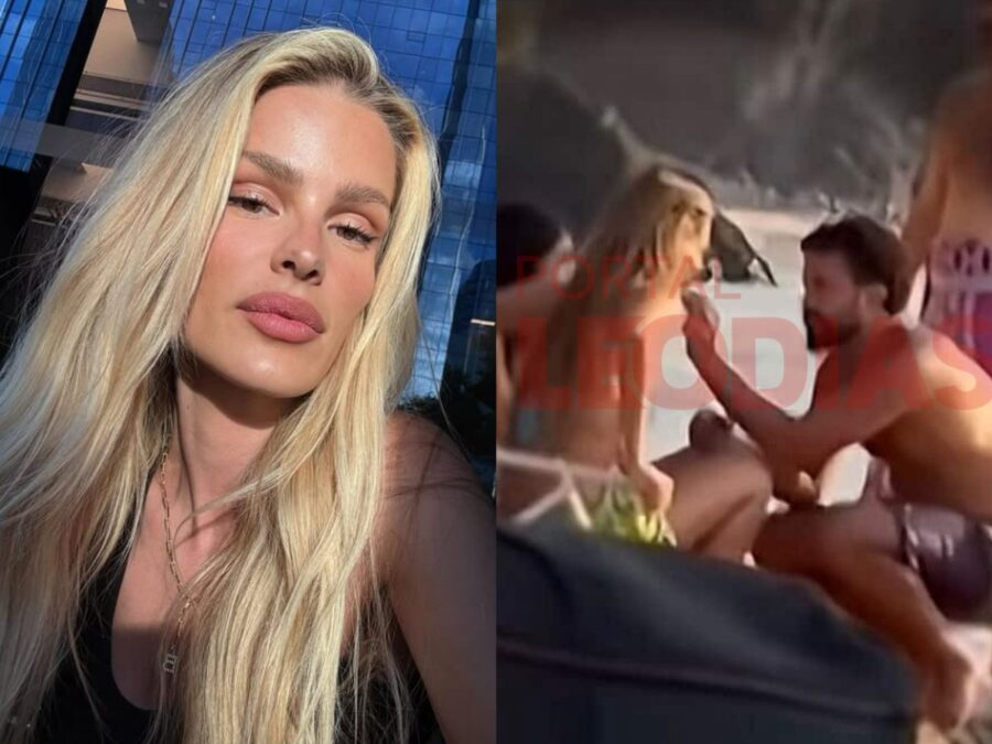 Yasmin Brunet é flagrada em clima de romance com empresário em Fernando de Noronha