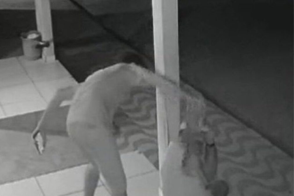 Chacina: câmeras flagraram assassino esfaqueando vítima. Vídeo