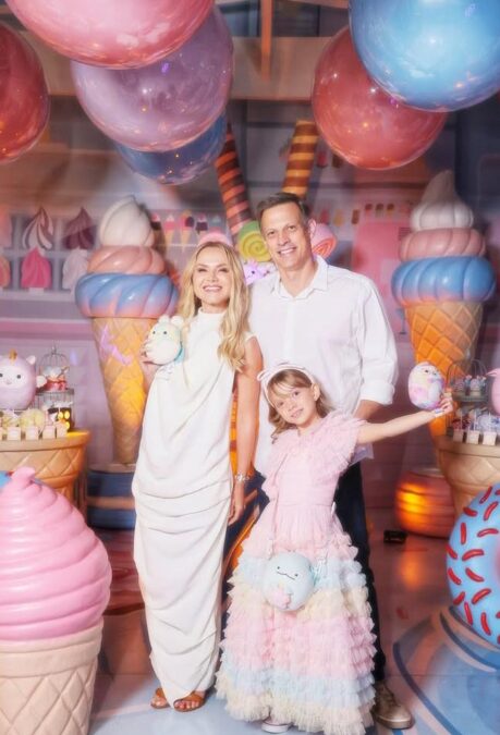 Eliana abre álbum da festa de aniversário de 8 anos da filha, Manuela, em SP
