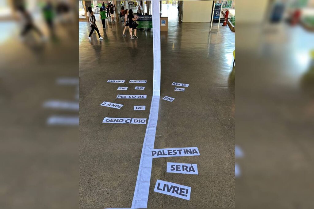 alunos-fazem-acampamento-na-unb-em-defesa-dos-palestinos-em-gaza