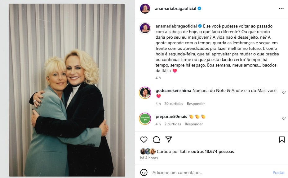 ana-maria-braga-escreve-carta-ao-seu-“eu”-do-passado-durante-ferias-na-italia