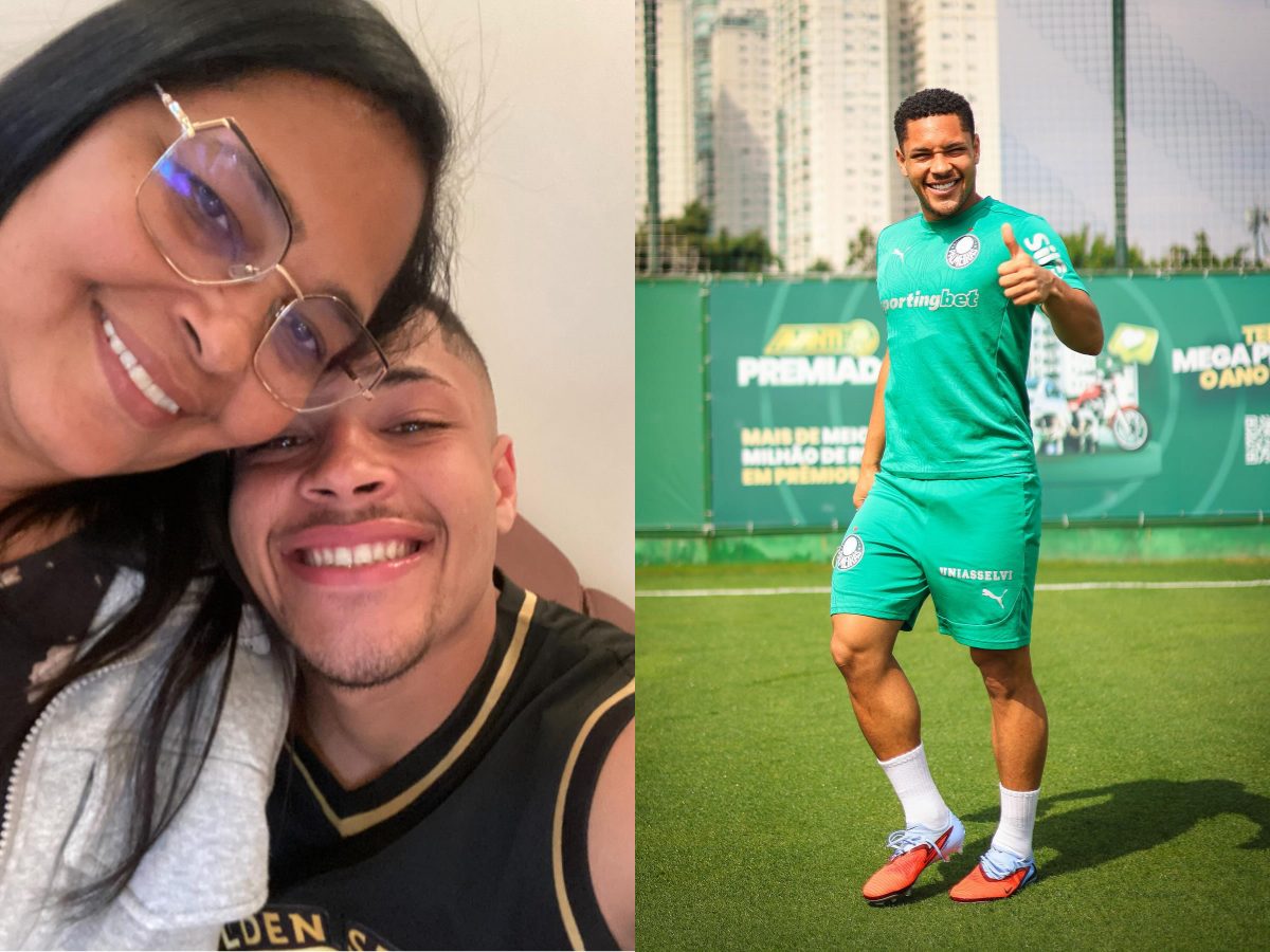 Após vazamento de áudios em que ofendia a mãe, Vitor Roque dedica gol a Hercília Roque