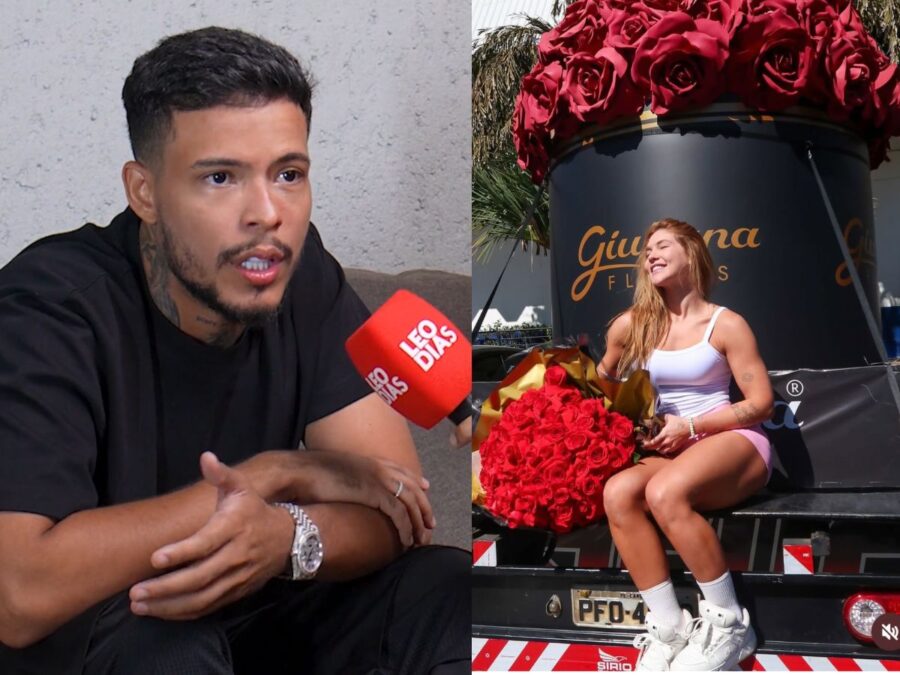 Da divulgação musical às flores: Felipe Amorim volta a esclarecer relação com Virginia