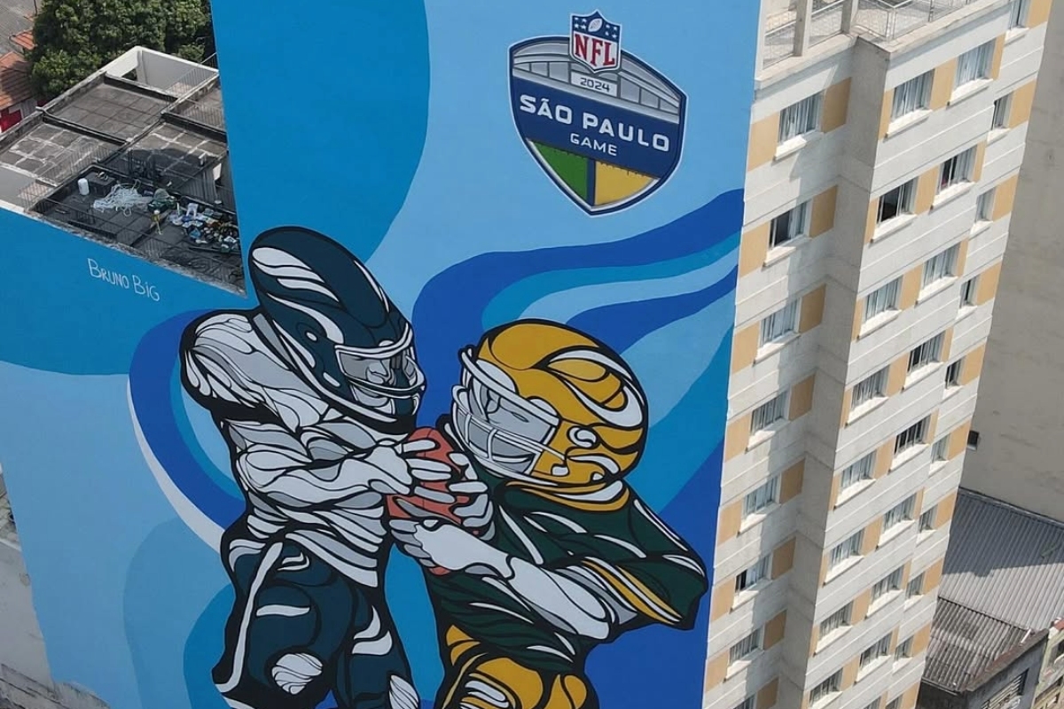 Prefeitura multa prédio no centro em R$ 260 mil por grafite da NFL