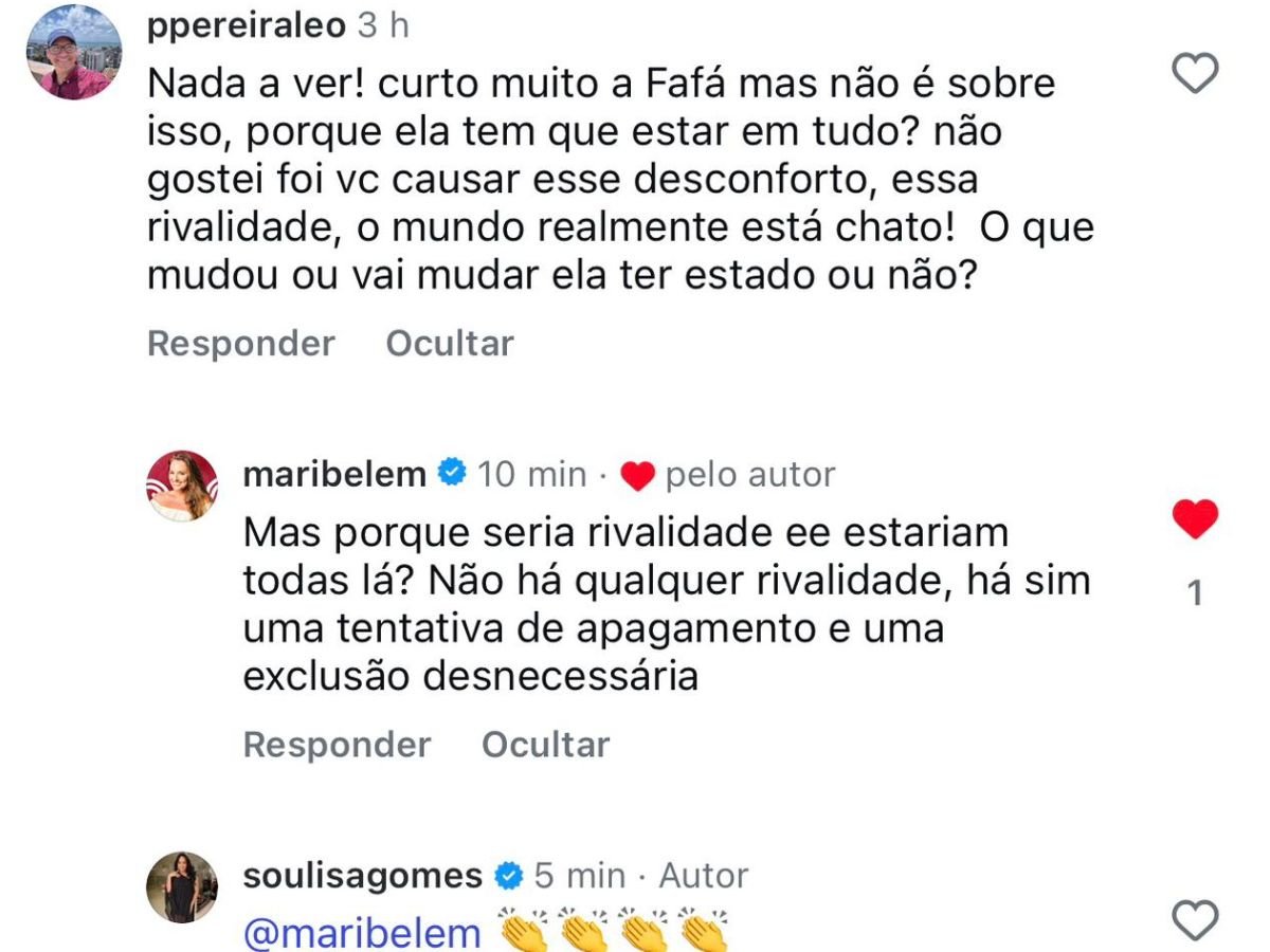 Filha de Fafá de Belém desabafa sobre cantora ser excluída do Amazônia Live