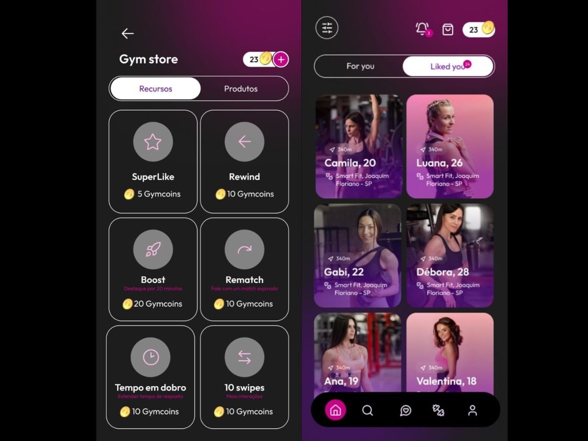 Gymatch: Descubra o app de namoro que junta vida fitness e relacionamentos