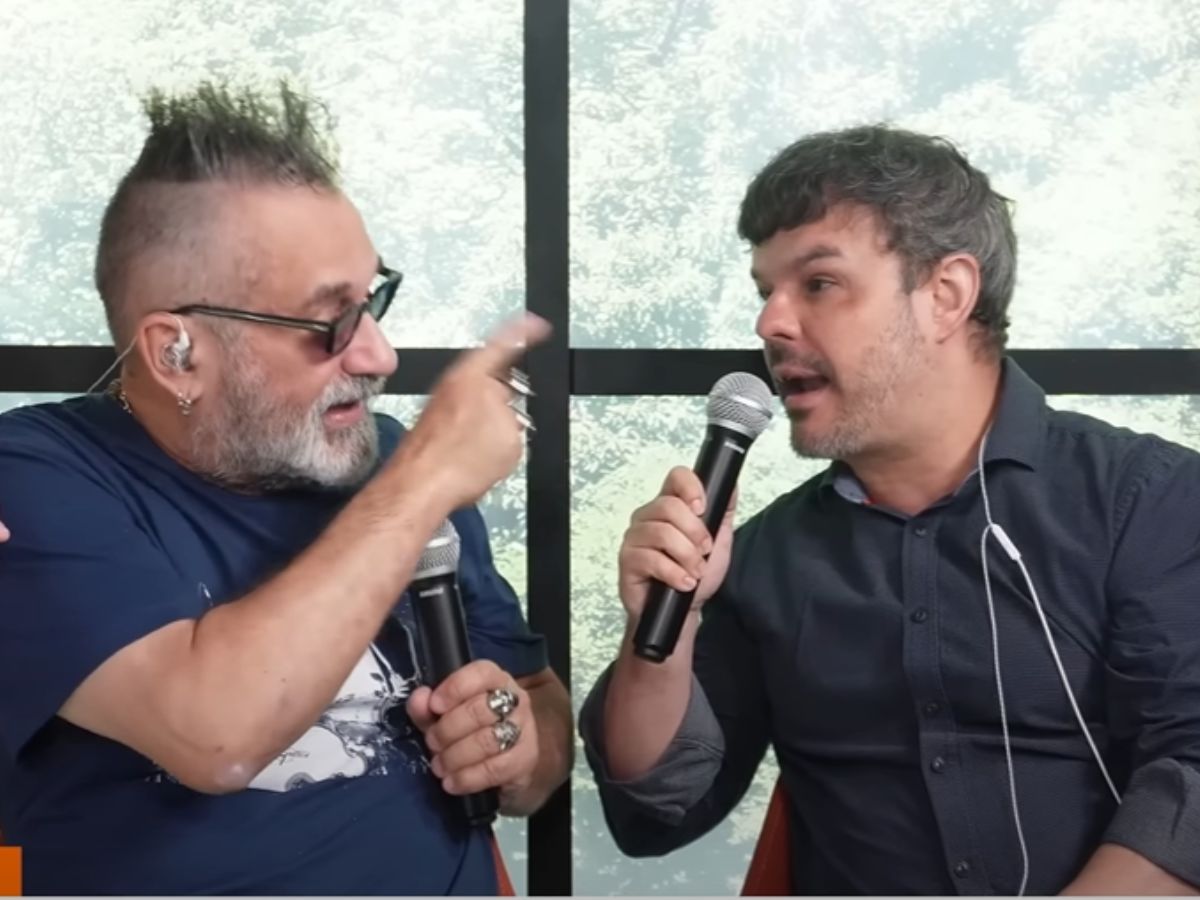 “Burro”: Regis Tadeu e Adrilles Jorge protagonizam discussão acalorada em programa ao vivo