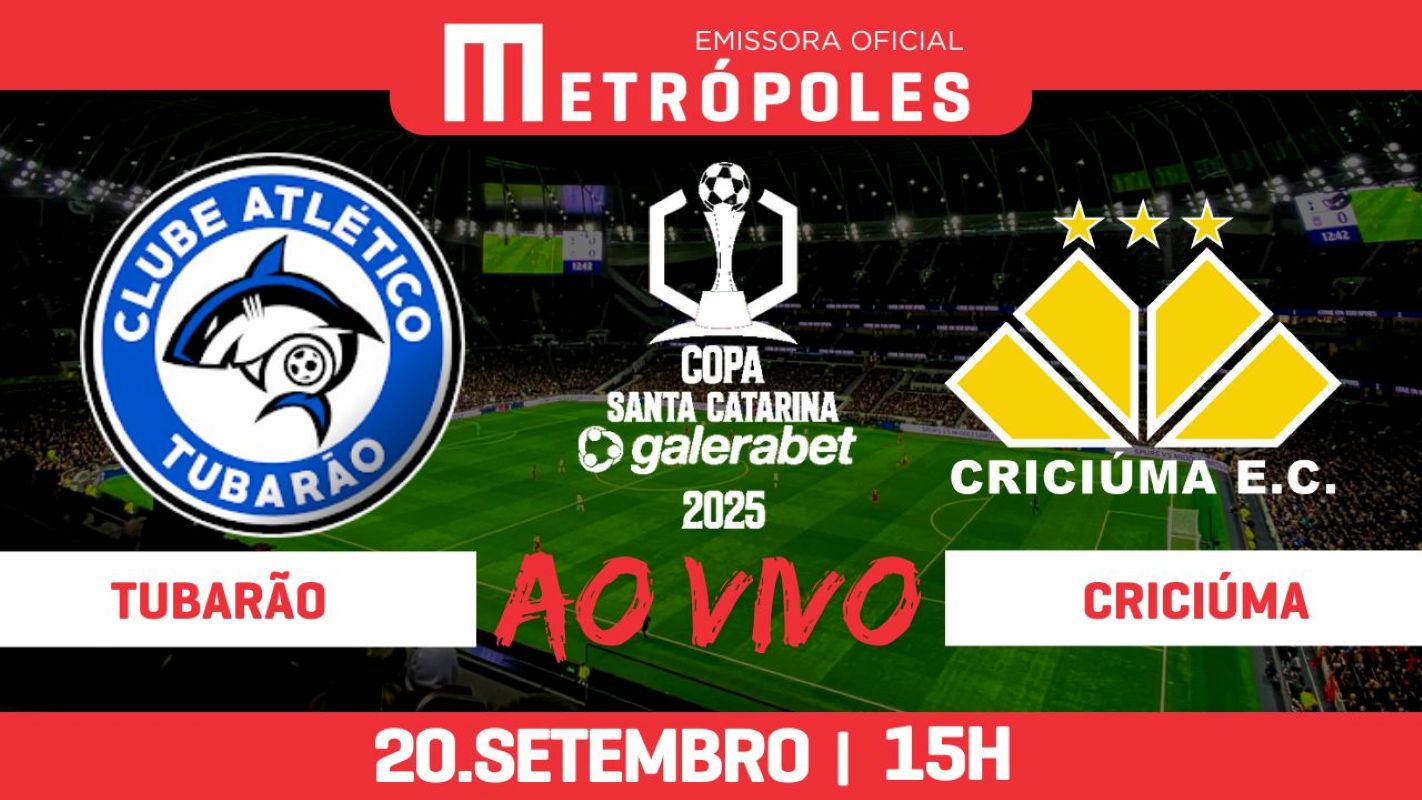 Assista Tubarão e Criciúma pela Copa Santa Catarina