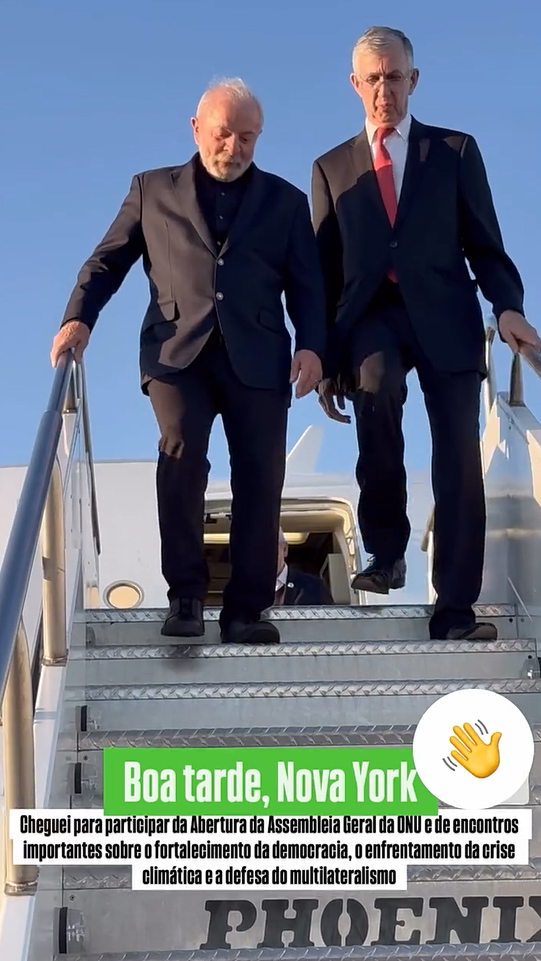 em-meio-a-tensao-entre-brasil-e-eua,-lula-chega-a-ny-para-cumprir-agenda-politica