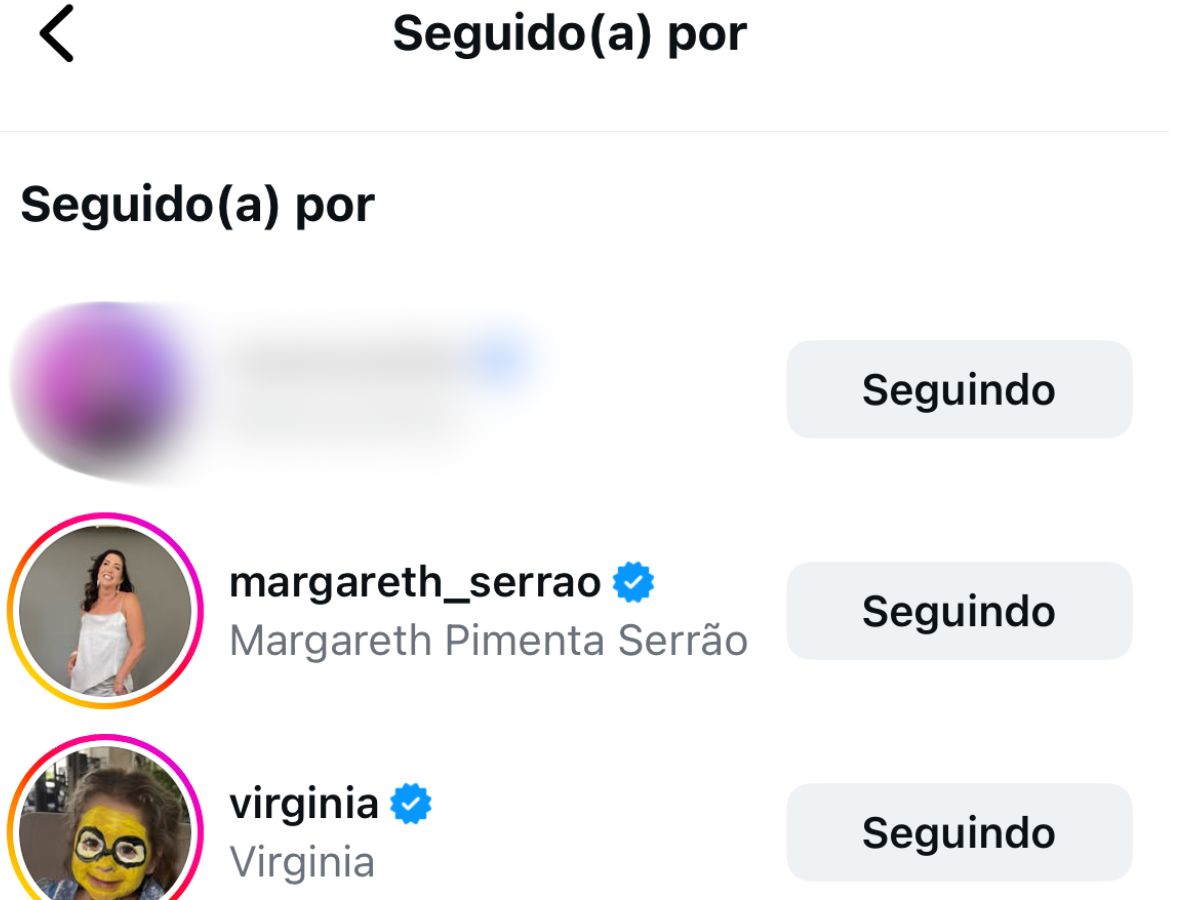 Virginia e Margareth passam a seguir mãe de Vini Jr. em meio a rumores de affair