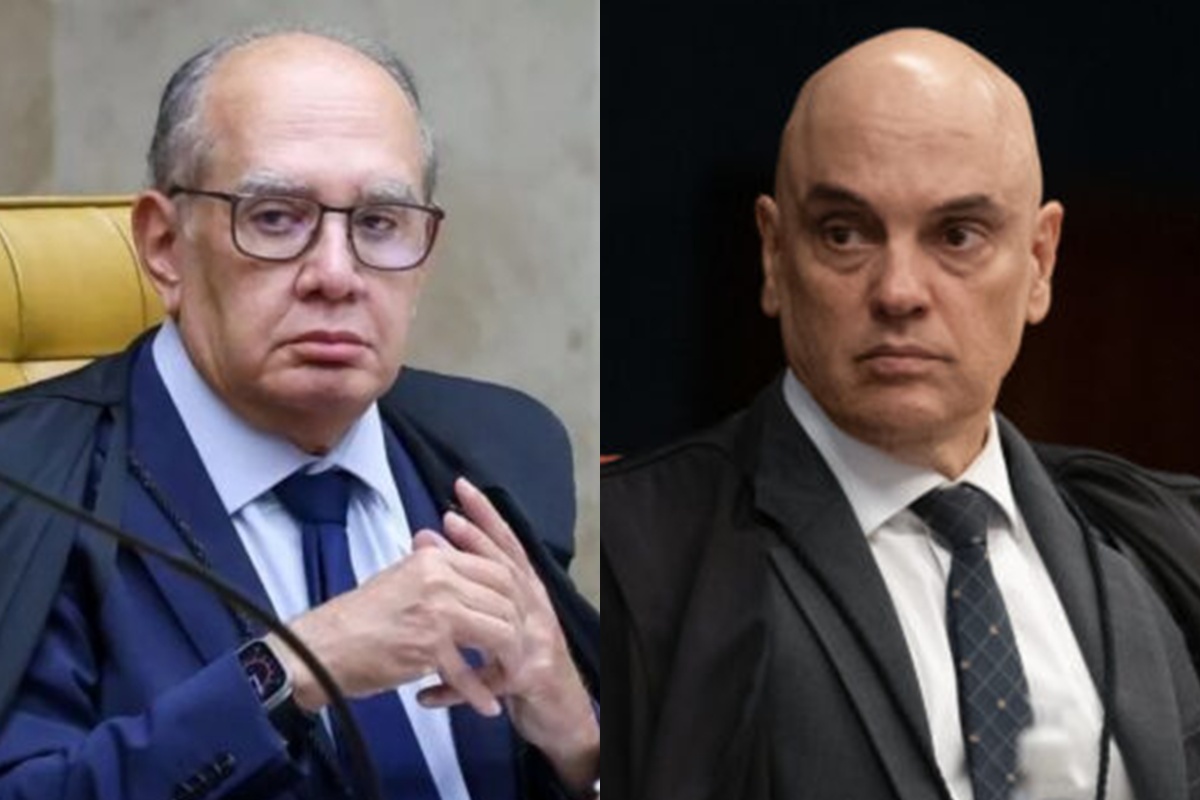 Gilmar se emociona ao falar de Moraes no STF: “Trabalho heroico”