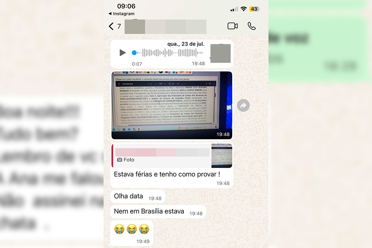 Professores estavam de férias quando assinaturas foram falsificadas