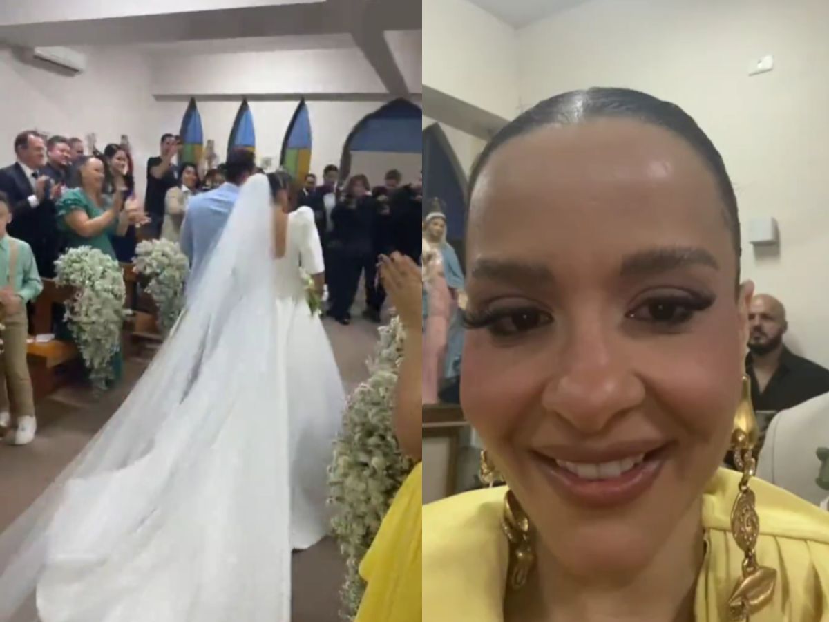 Maiara e Maraisa vão às lágrimas em casamento do irmão: “Que emoção”
