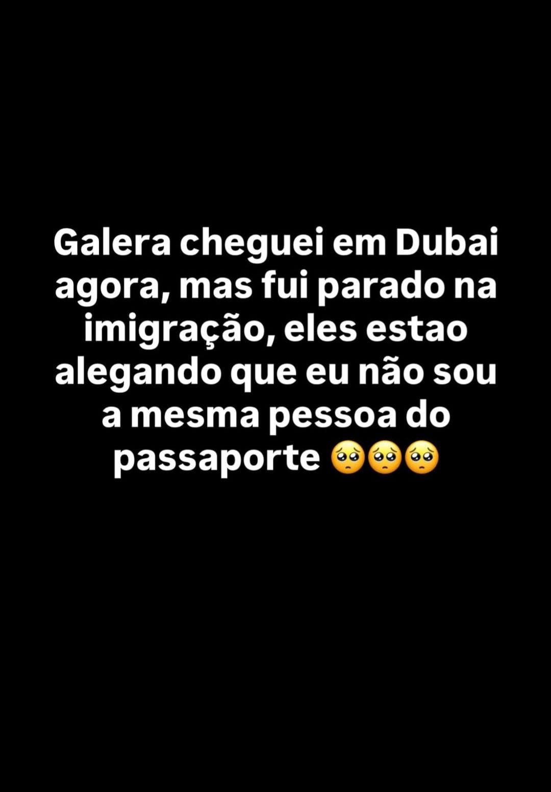 Cara-crachá: Rico Melquiades é barrado em Dubai por não parecer com a foto do passaporte