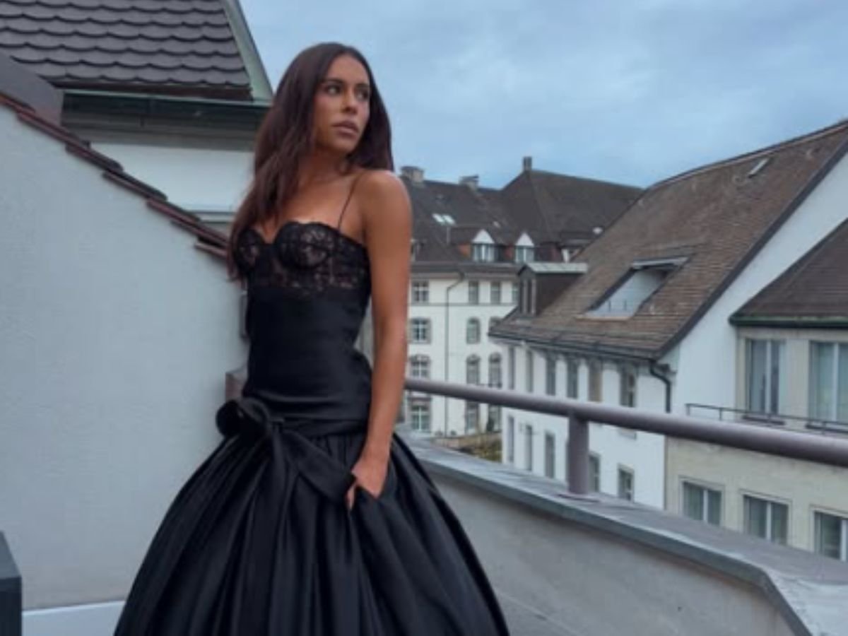 Marina Morena participa do Festival de Cinema ao lado do cantor suíço e vestido de €30 mil