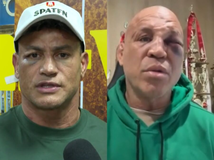 Popó pede desculpas a Wanderlei após pancadaria, mas caso vai parar na Justiça