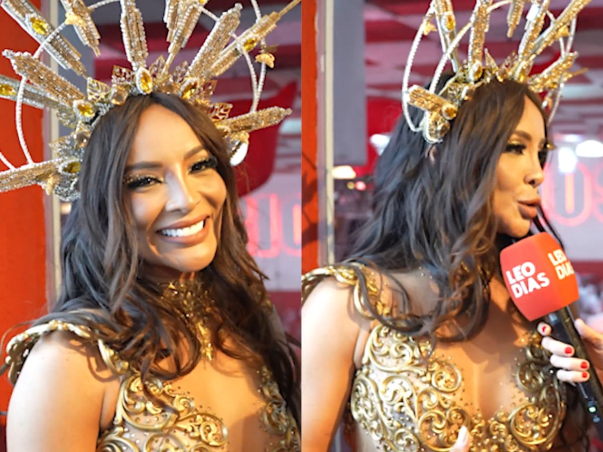 De volta ao Carnaval como musa, Carol Nakamura enaltece o Salgueiro