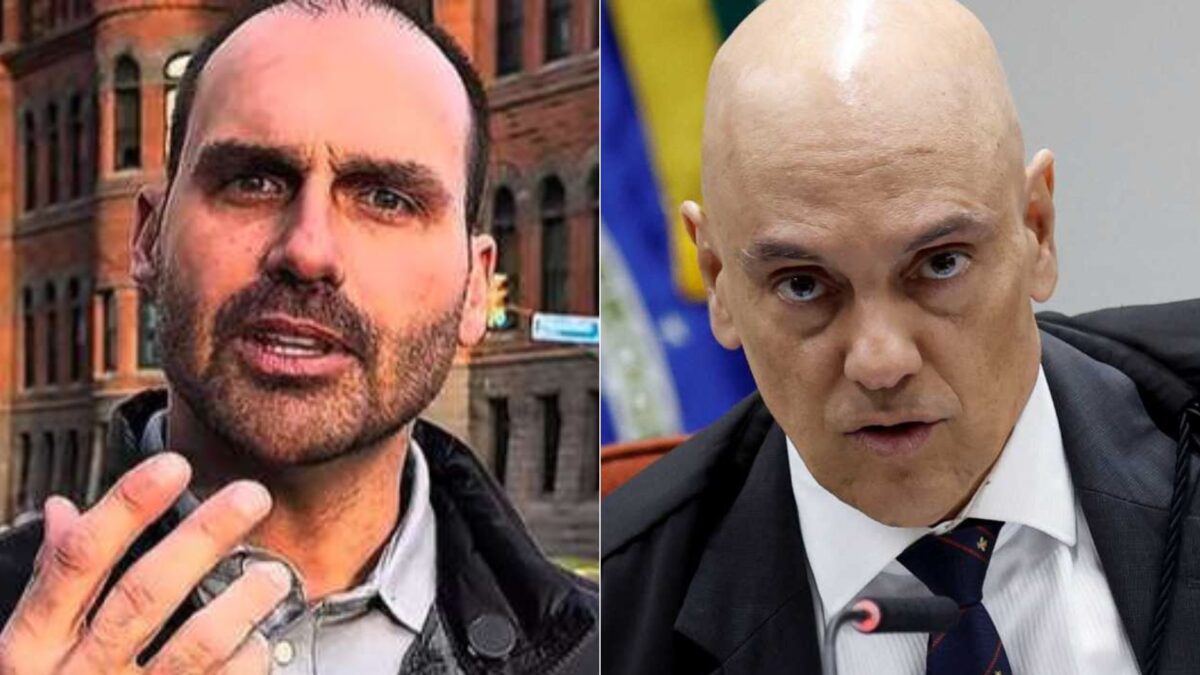 Moraes vai notificar Eduardo Bolsonaro em denúncia por coação