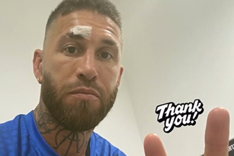 monterrey:-sergio-ramos-tem-gol-anulado-e-corta-rosto-durante-jogo