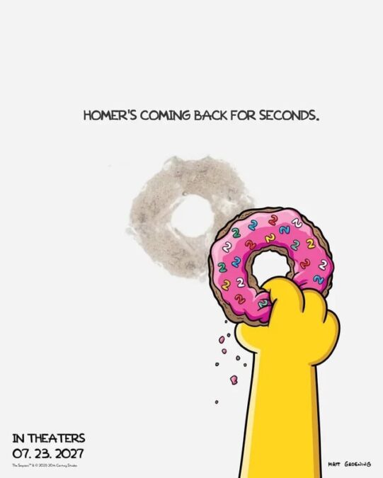 Disney confirma sequência para novo filme de “Os Simpsons”; confira a data de estreia